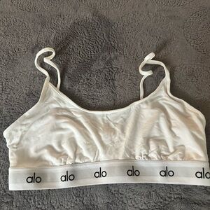 ALO Yoga Women's White Bralette